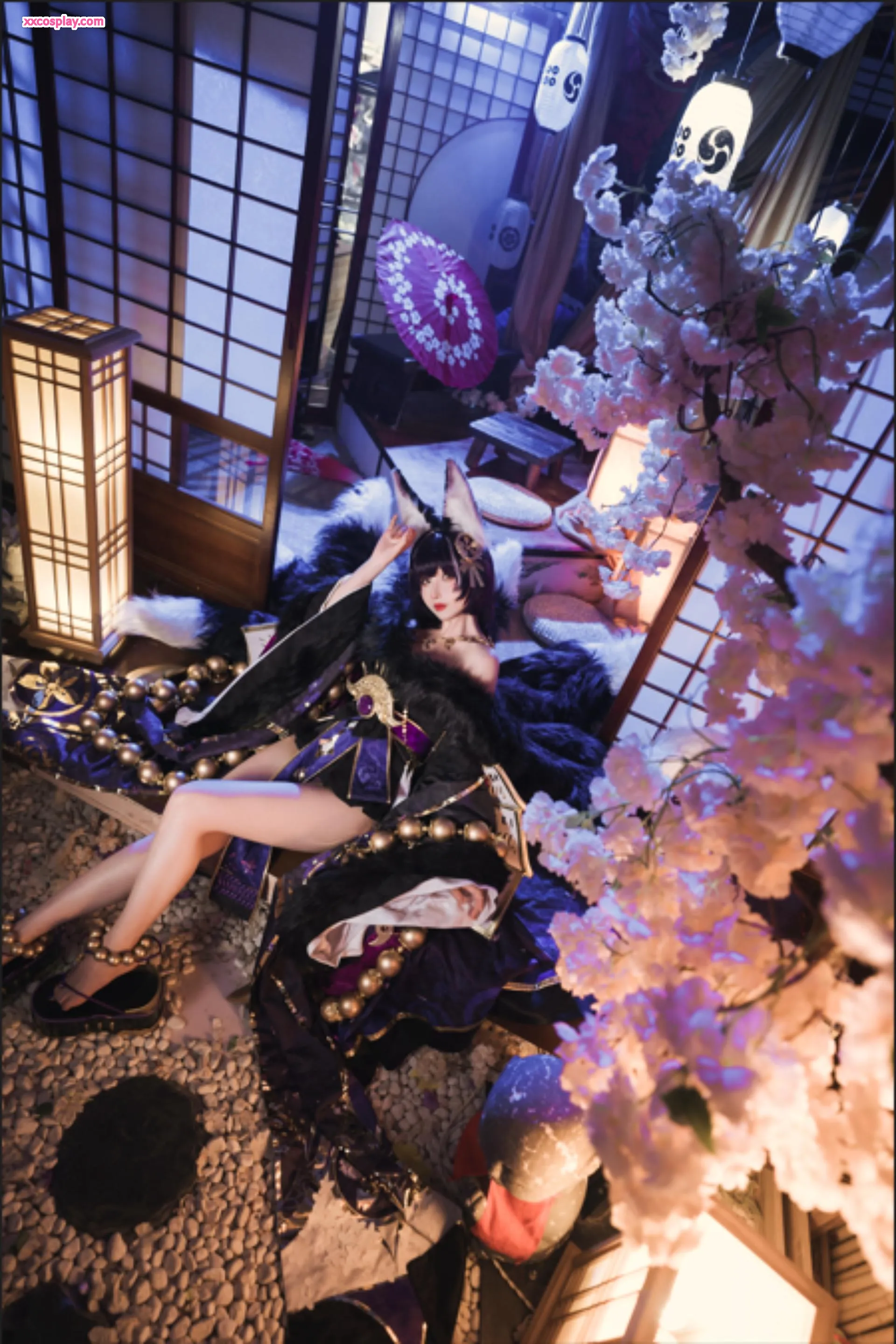 Rioko Liangliangzi: 아즈르 레인 무사시 코스프레